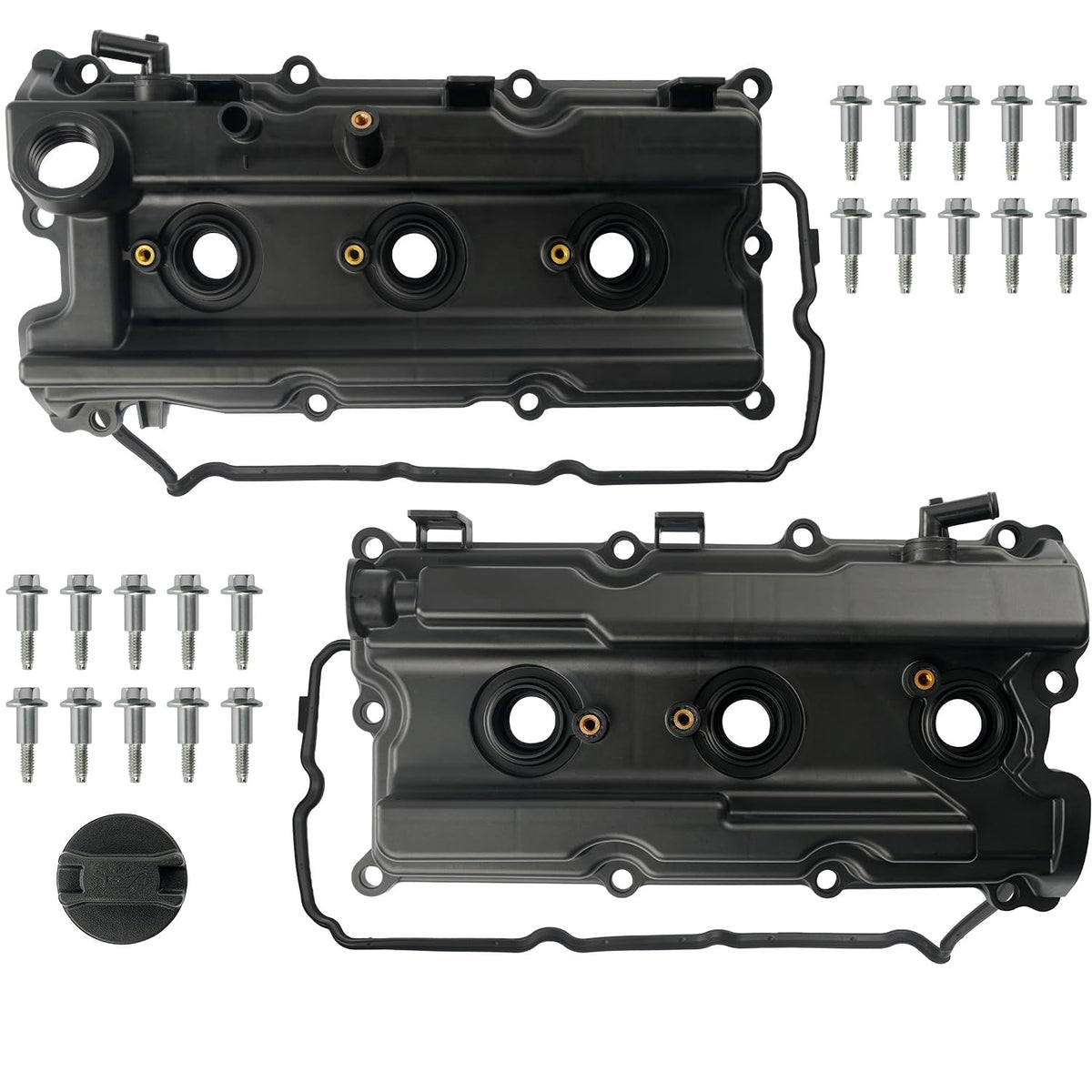 LEMASSON front view valve covers showing fit and finish benefits