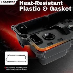 LEMASSON covers installed on engine illustrating proper fit and protection