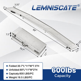 LEMNISCATE close-up of perforated riveted tread offering improved tire traction
