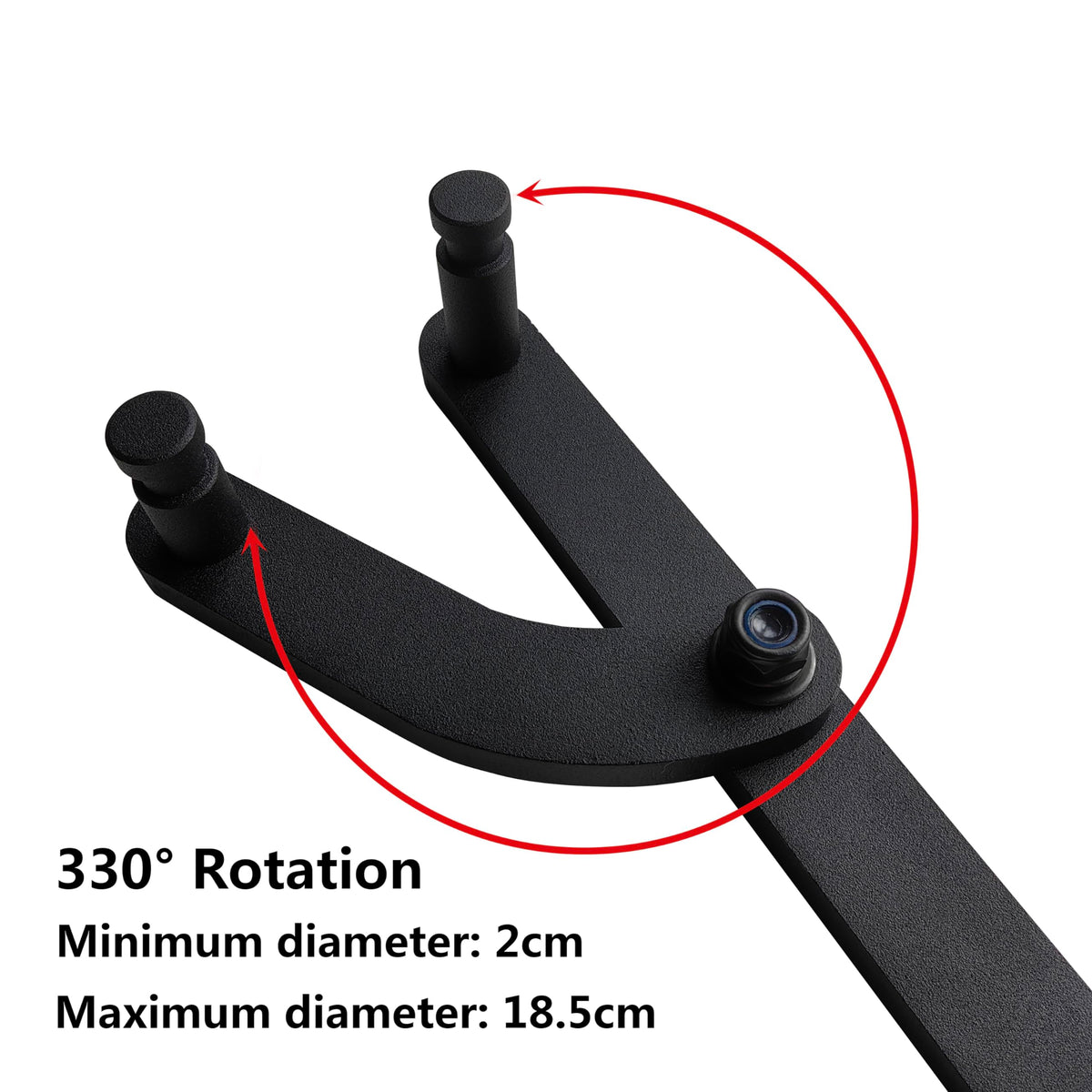 Lendpea non-slip rubber handle detail providing improved grip and control