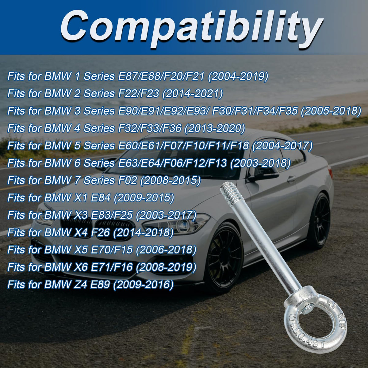 LENGSHIKEJI tow hook texture finish close-up showing anti-peel coating