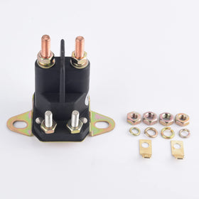 LENMISO front view starter solenoid relay showing terminals and mounting, ensures correct fit