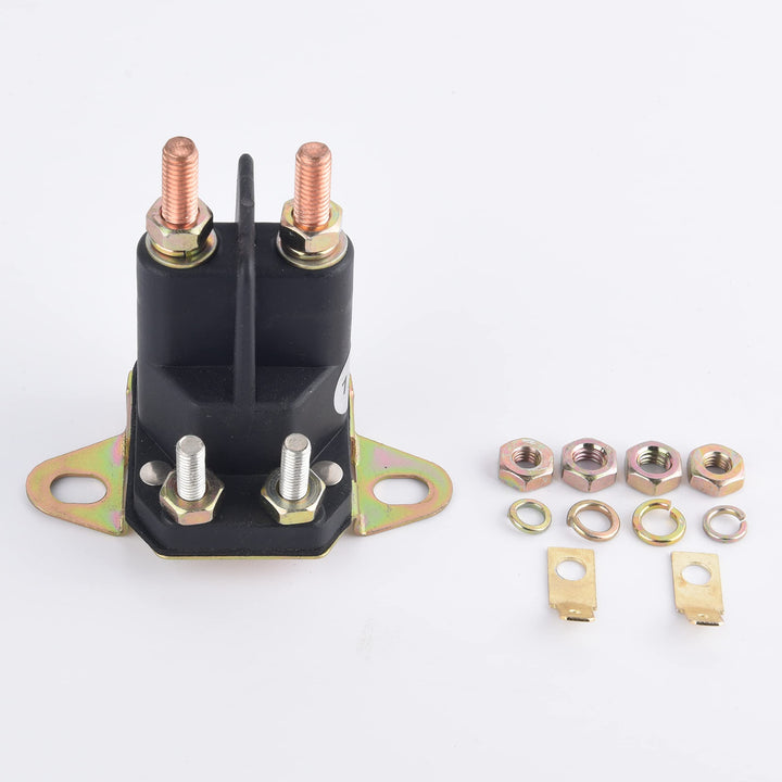 LENMISO front view starter solenoid relay showing terminals and mounting, ensures correct fit