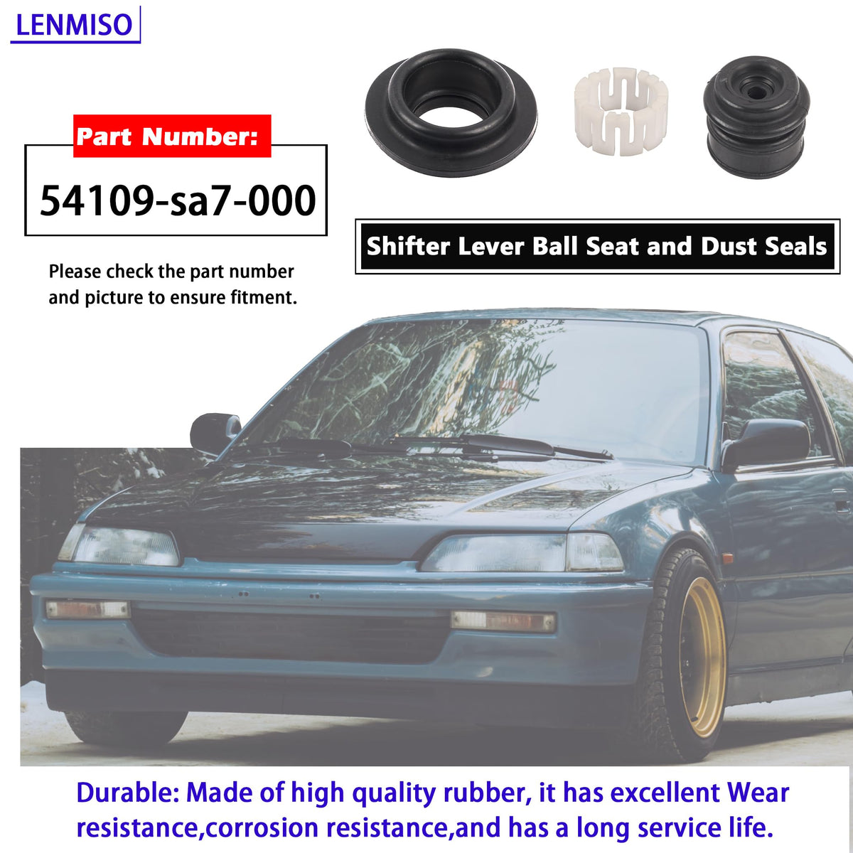 LENMISO rubber texture macro showing material resilience and longevity benefit