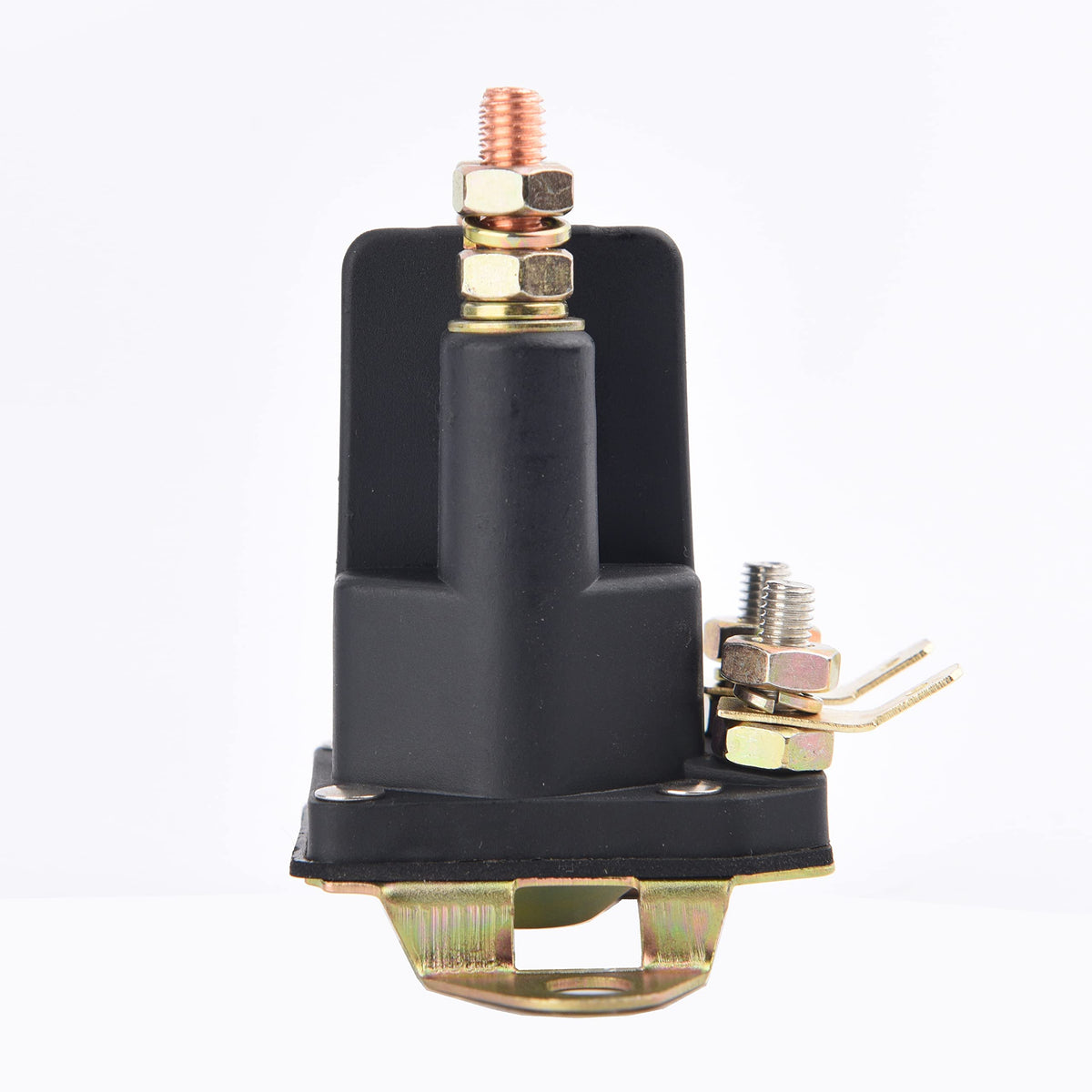 LENMISO relay mounted on a Kawasaki engine illustrating direct-fit replacement benefit
