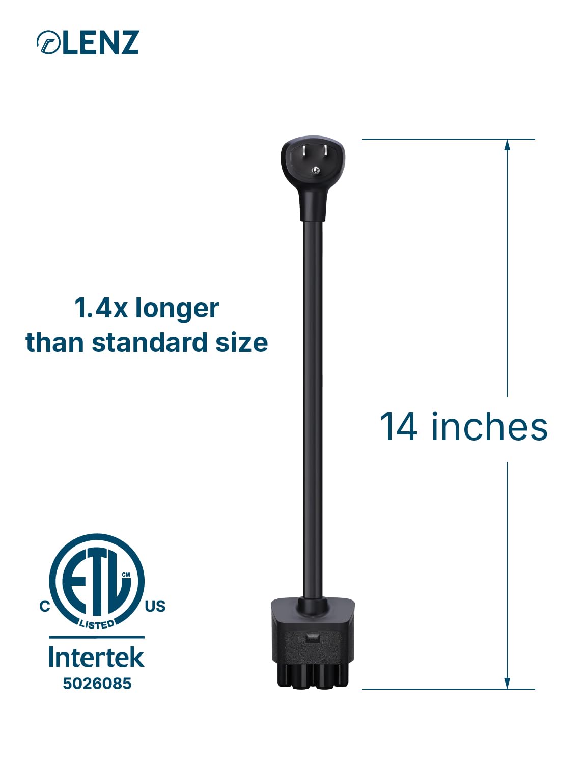 LENZ adapter used to charge Tesla in driveway illustrating practical overnight charging