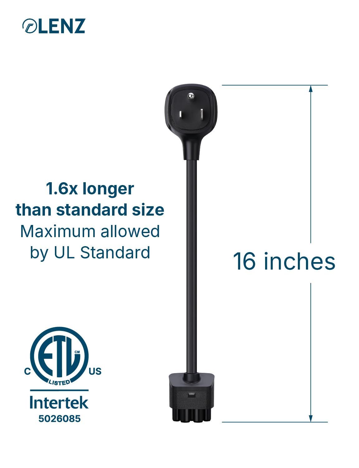 LENZ adapter in garage charging setup showing practical use and neat installation benefit