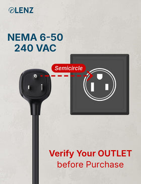 LENZ plug detail highlighting prongs and nickel plating for corrosion resistance benefit