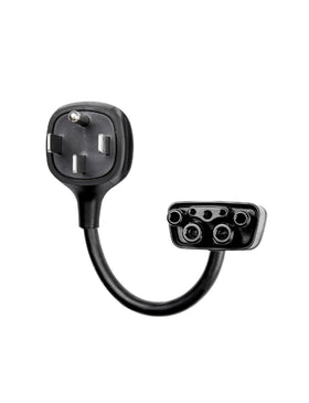 LENZ front connector showing plug shape and secure fit benefit