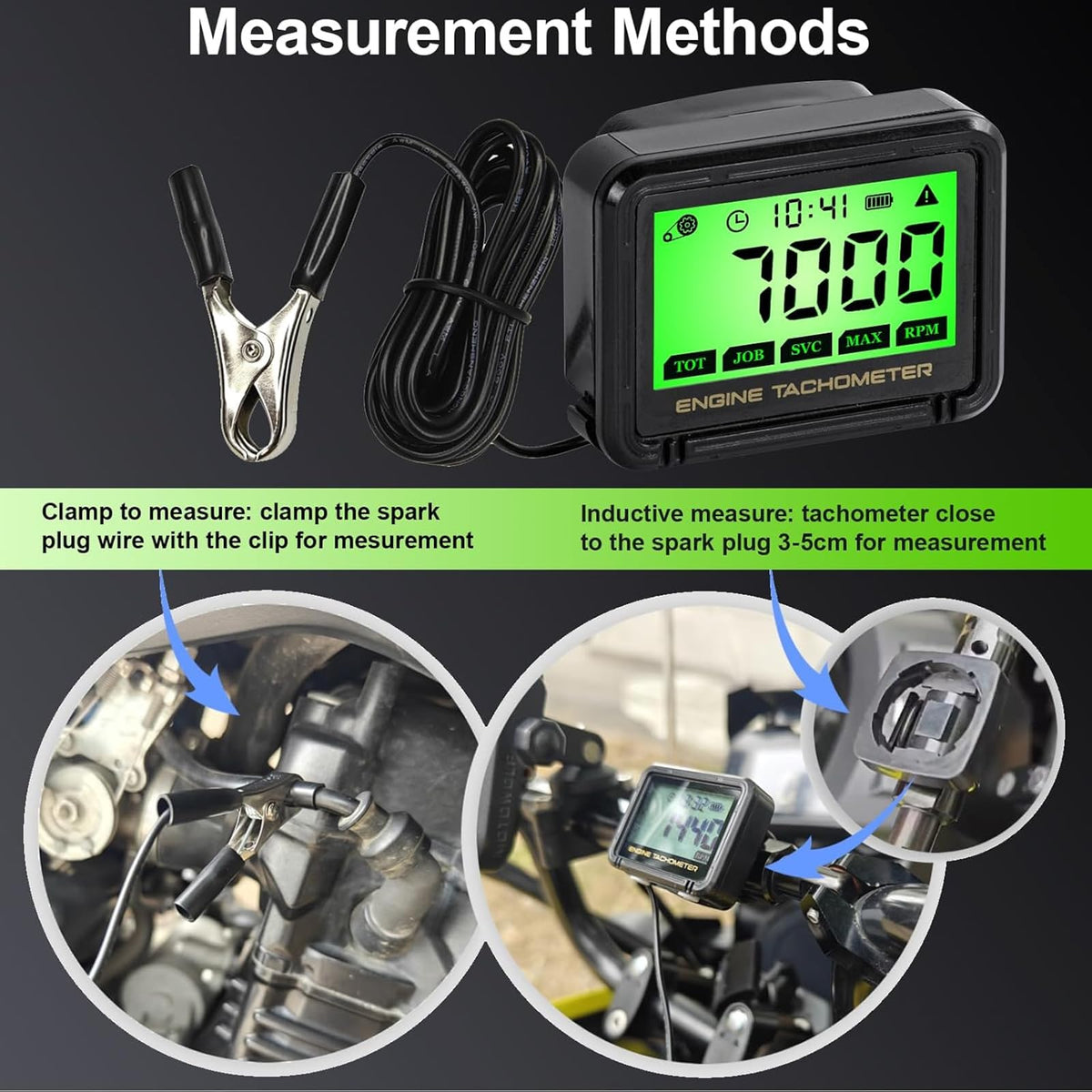 LEOMAUNYX accessories laid out: alligator clip, induction wire, O-rings, helpful kit