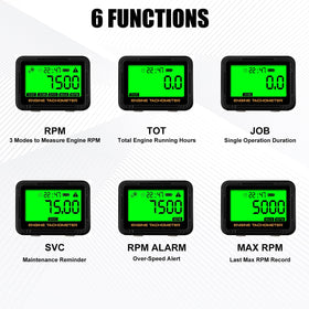 LEOMAUNYX closeup of MODE and RST buttons, easy one-key operation