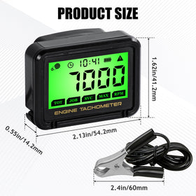 LEOMAUNYX splashed with water, IPX68 protection keeps readings reliable
