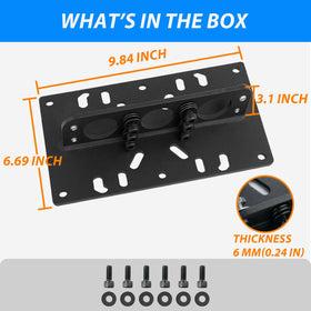 LEQEE lift plate in garage with hoist showing easier engine removal workflow