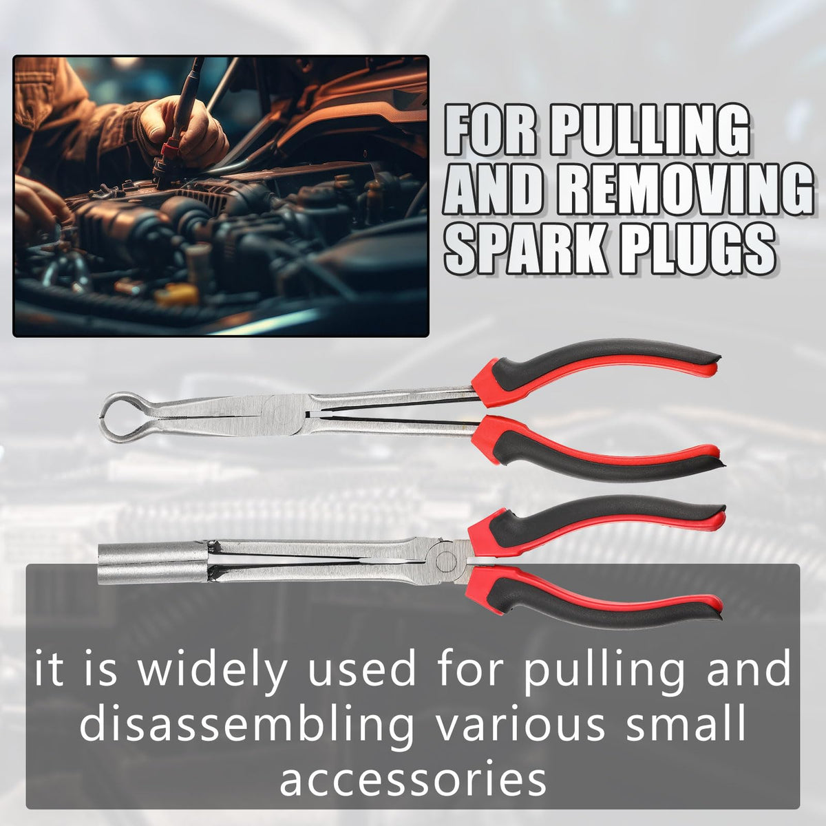 Leriton tools removing spark plug boot in engine bay speeding safe maintenance