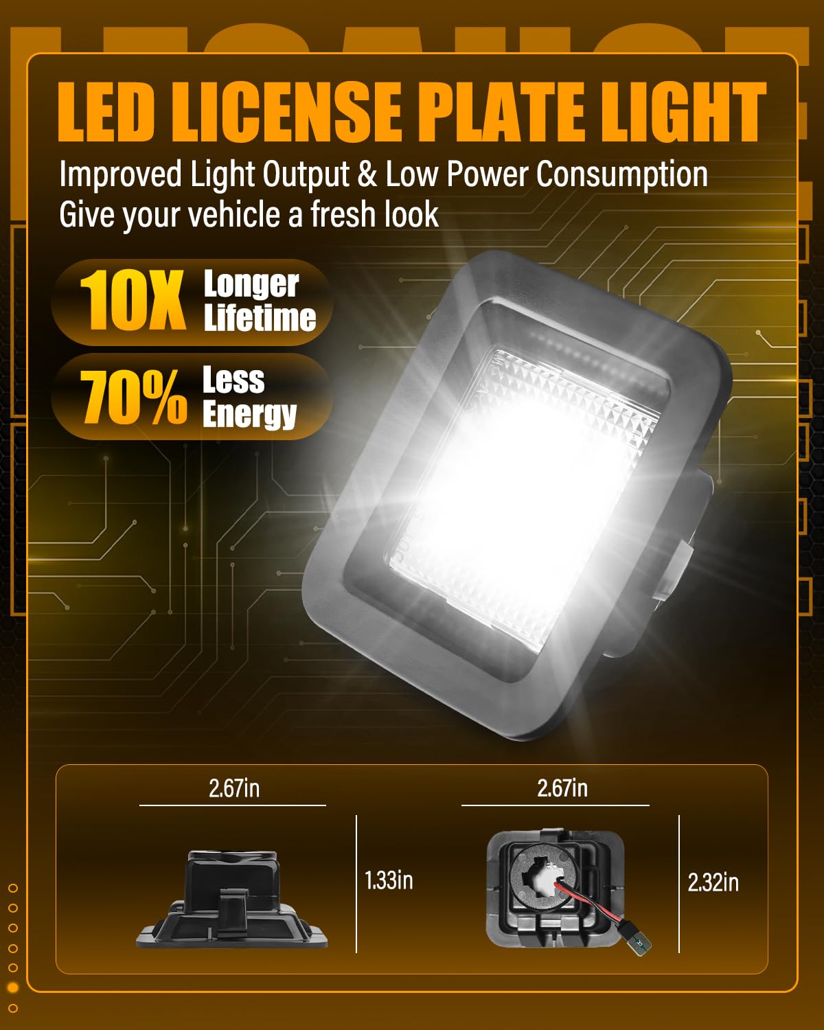 LESAUCE PC housing with waterproof seal for lasting protection