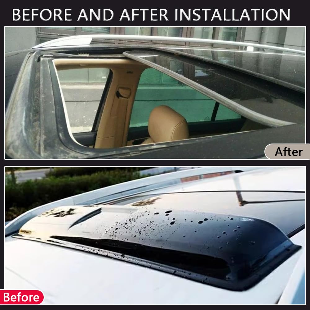 LETINGFAR size and scale on a car roof to confirm 880mm fitment benefit
