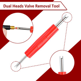Lettry push rod and tapered tube detail ensuring precise valve core insertion