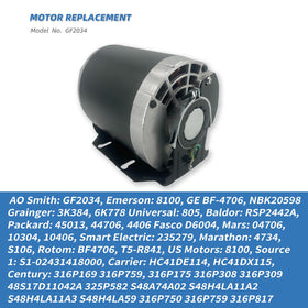 LEUNGOO GF2034 included 7.5μF capacitor and terminals for quick installation