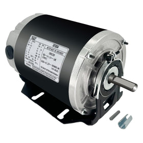 LEUNGOO GF2034 front view showing compact motor housing and cooling vents for durability