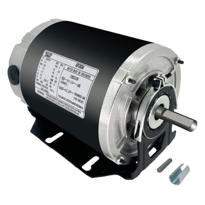 LEUNGOO GF2034 front view showing compact motor housing and cooling vents for durability
