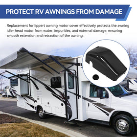 LEWEREST cover on RV at campground showing improved appearance and protection