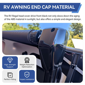LEWEREST cover installed on RV awning illustrating weather protection benefit
