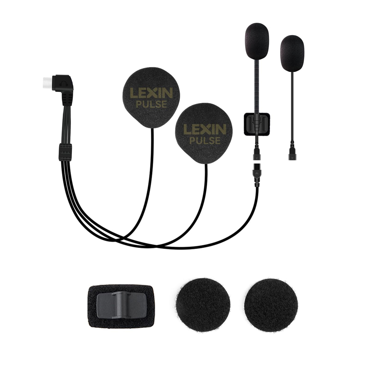 LEXIN Pulse front speaker set showing compact profile and improved audio