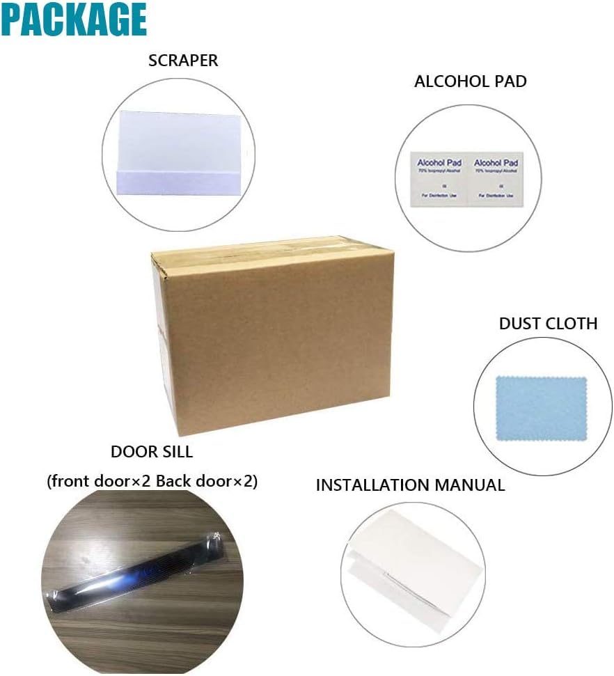 LEXLEY kit tools with scraper cloth and alcohol pad aiding simple DIY installation