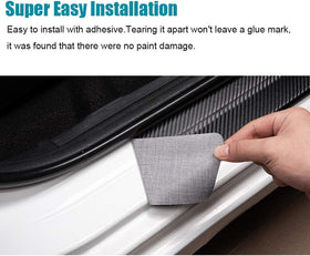 LEXLEY installed front door sill in a Civic demonstrating protection and style benefit