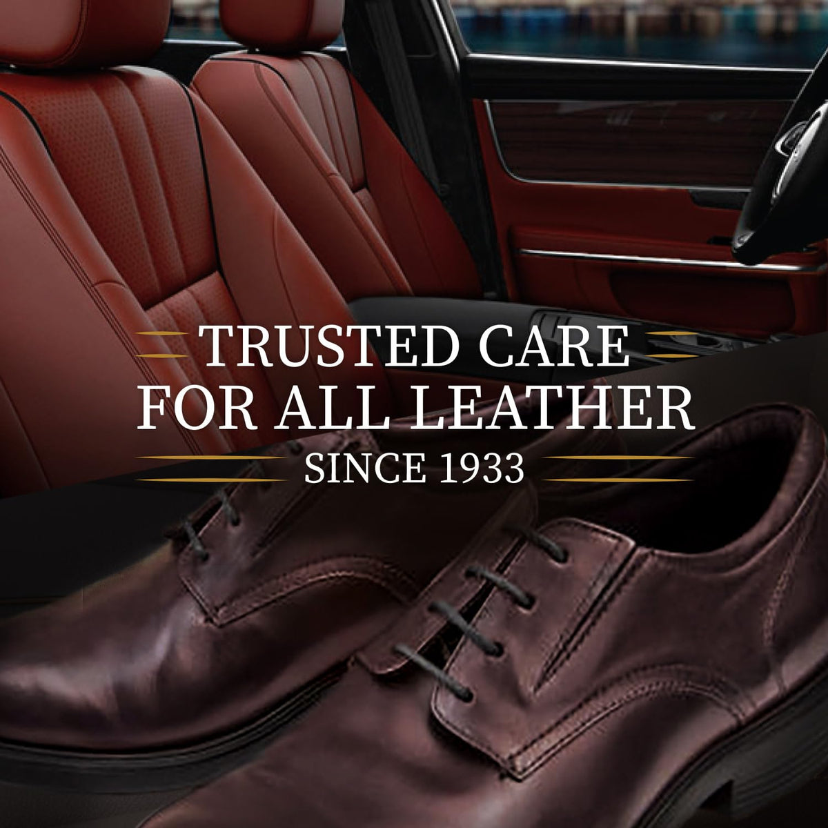Treating a leather handbag with Lexol, protects against cracking benefit