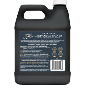 Hand holding Lexol bottle to show scale, convenient volume benefit
