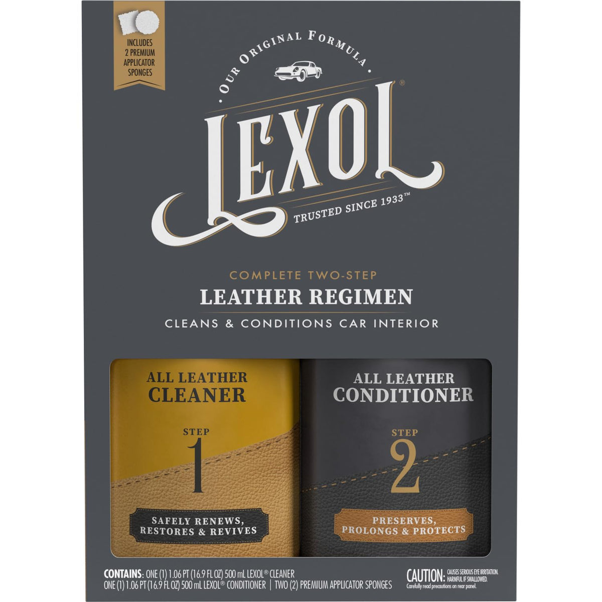 Living room sofa treated with Lexol, showing refreshed leather in a lifestyle scene