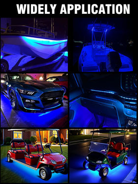 LEYMANRIYA underglow mounted on car bumper for stylish accent lighting