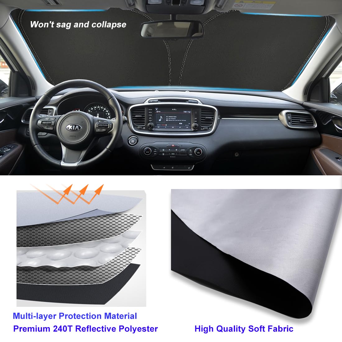 Lezcoan elastic memory steel ring detail showing durable, non-sagging frame