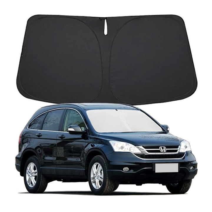 Lezcoan front packaging showing custom-fit Honda CRV shade benefits