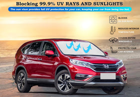 Lezcoan installed in CR-V windshield demonstrating full coverage and cooling