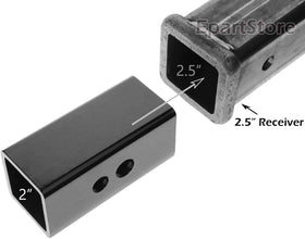 LFPartS pin hole detail showing alignment and easy hitch-pin installation