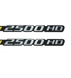 LHBAOLUO yellow 2500 HD emblems front view restoring factory look