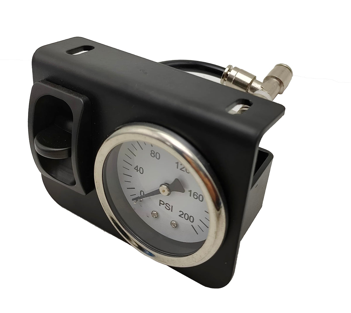 Lhfacc gauge mounted in cabin, provides convenient driver access