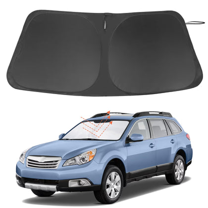 LHFLIVE front-fit on Subaru Outback Wagon showing precise coverage and cooling benefit