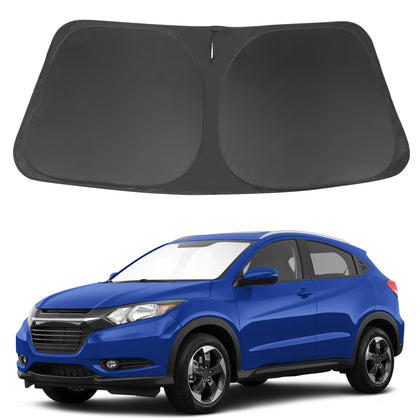 LHFLIVE front view on HR-V showing full windshield coverage and sun protection