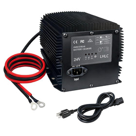 LHLC front panel view showing controls and sturdy case for reliable charging