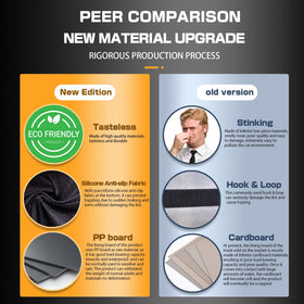LI LIBZAKI underside anti-slip silicone dots preventing sliding for safer drives