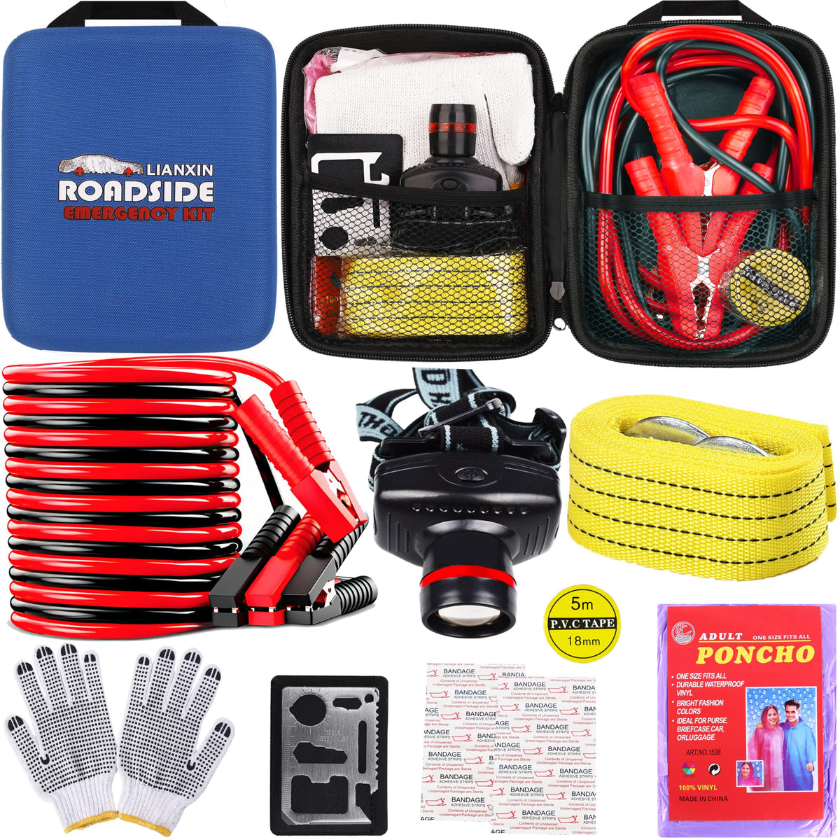 LIANXIN front packaging showing kit and zipper for quick access