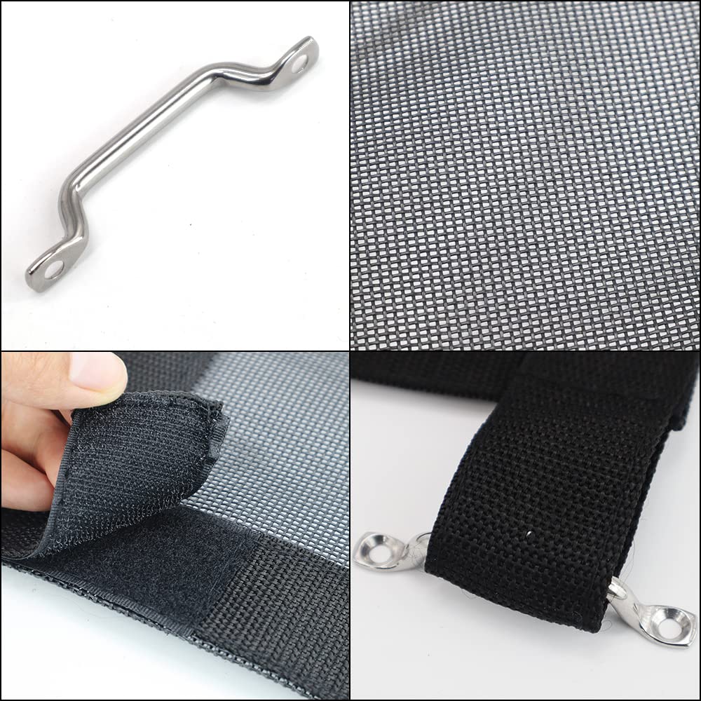 LIAULIADLL hook-and-loop fastener detail for easy removal and reattachment