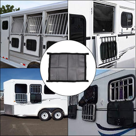 LIAULIADLL screen mounted inside trailer offering horse safety and visibility