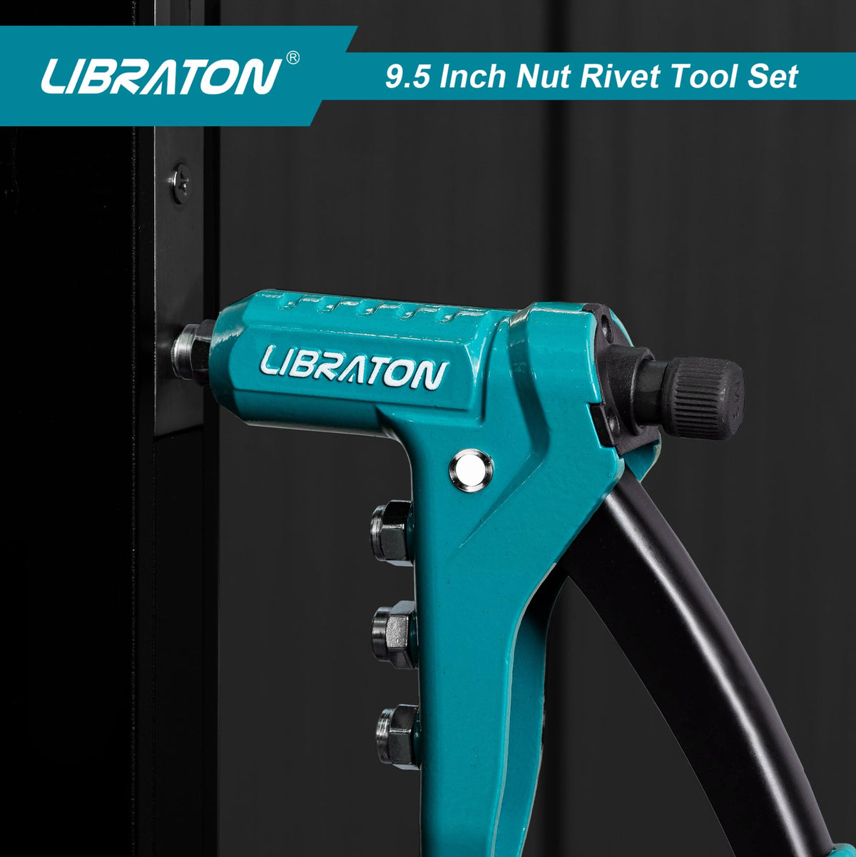 LIBRATON aluminum die-cast body closeup showing durable finish benefit