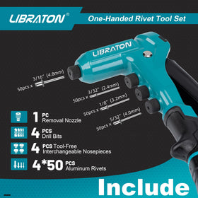 LIBRATON close-up of aluminum alloy body showing durable lightweight construction