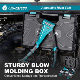 LIBRATON die-cast aluminum body texture emphasizing durability and long service life