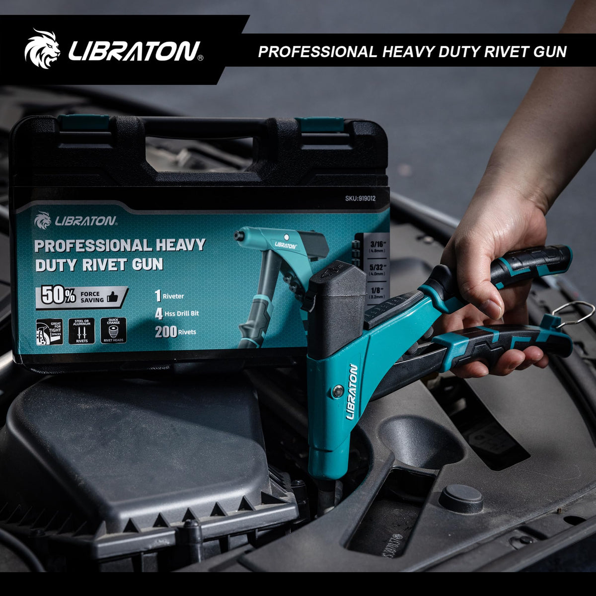 LIBRATON HSS drill bits and removal nozzle enabling full-process work